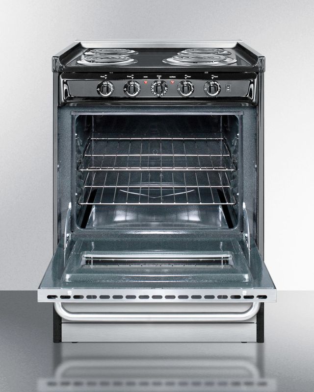 Summit® Professional 24" Stainless Steel Slide-In Electric Range-2