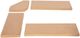 Linon Chelsea 4-Piece Beige Microfiber Cushion Set -0