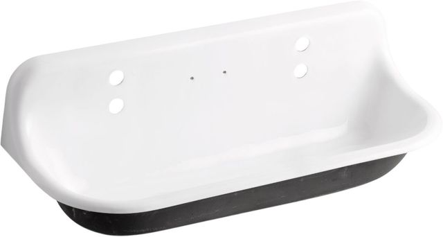 KOHLER® Brockway™ White 48" Wall-Mount Utility Sink-0