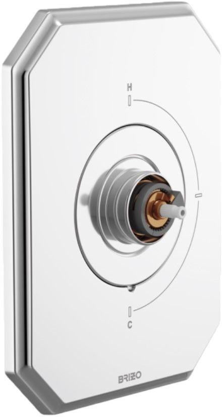 Brizo Beauclere® Polished Chrome Sensori Thermostatic Valve Trim - Less Handle-0
