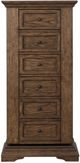New Classic® Home Furnishings Mar Vista Brushed Walnut Swivel Lingerie Chest with Mirror-1