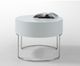 VIG Furniture Modern Liv White Round Nightstand-0