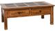 Sunny Designs™ Sedona Rustic Oak Slate Inlay Coffee Table -0