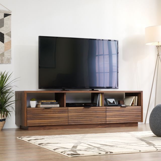 Sauder® Harvey Park® Grand Walnut® Entertainment Credenza-3