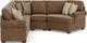 Flexsteel® Preston Brown Chocolate Sectional-0