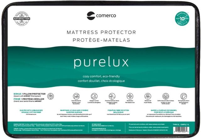 Comerco® Purelux Twin XL Mattress Protector Set + 2 Pillow Protectors-0