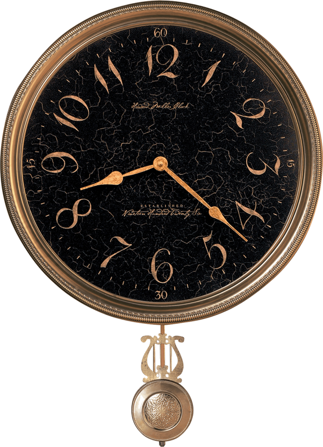 Howard Miller® Paris Night Antique Brass Wall Clock-0
