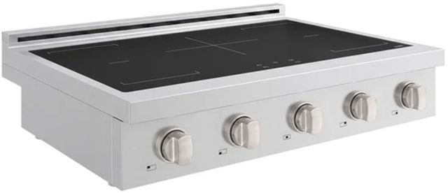 ZLINE Paramount 36" Satin Stainless Steel Induction Rangetop with 5-Element Cooktop-2