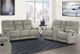 Parker House® Cooper Shadow Natural Manual Reclining Console Loveseat-1