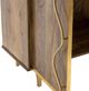 Crestview Collection Wentworth Brown/Gold Cabinet-3