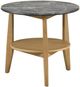 Coaster® Bradley 3-Piece Gray/Natural Coffee Table Set-5