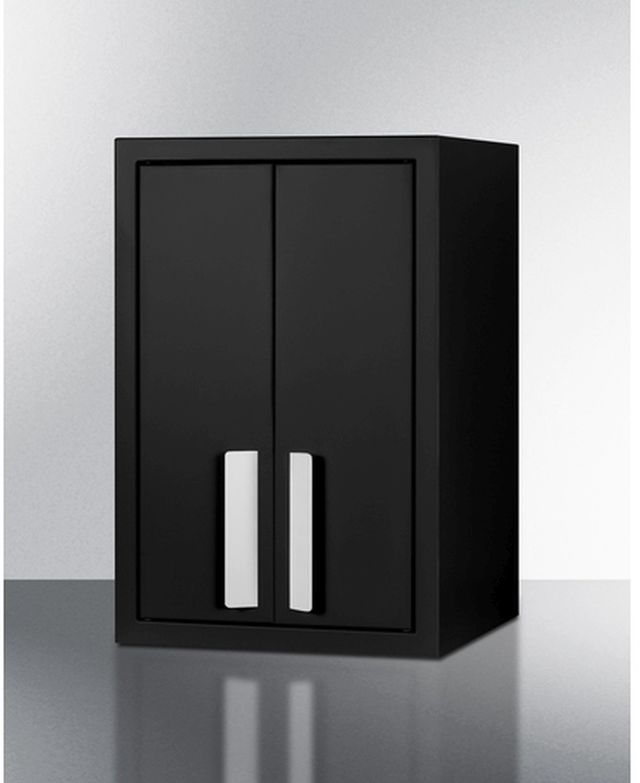 Summit 12" Jet Black Wall Cabinet-1