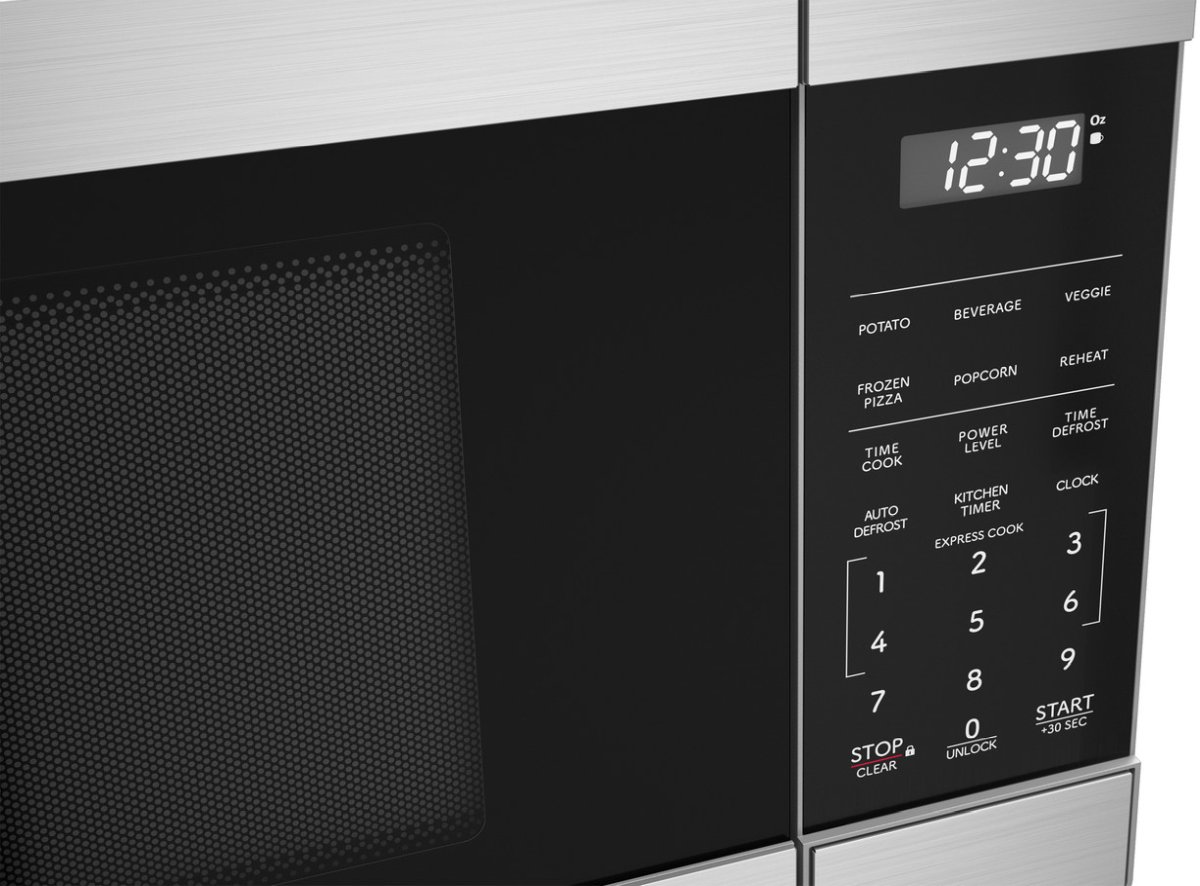 Sharp® 1.1 Cu. Ft. Stainless Steel Flatbed Countertop Microwave