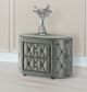 Crown Mark Voltare Gray Nightstand-1