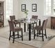 Crown Mark Vega Black/Mocha Counter Dining Side Chair-1