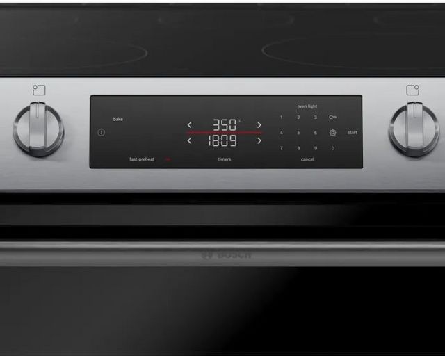 Bosch 100 Series 30" Stainless Steel Slide In Electric Range -10