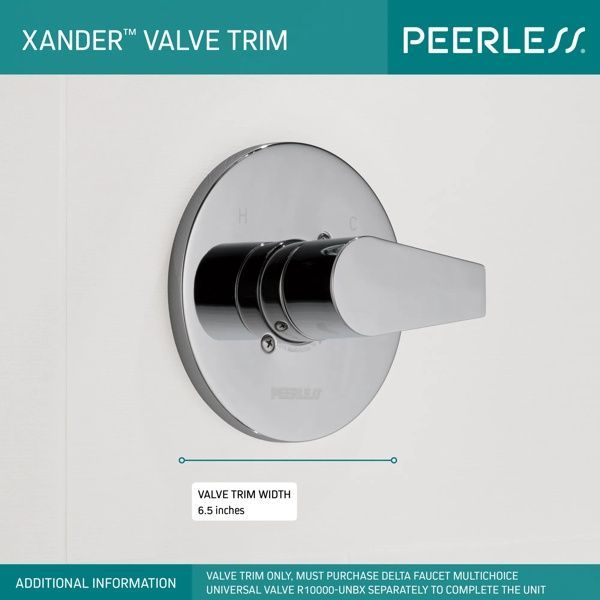 Peerless Xander® Chrome MultiChoice Valve Only-2