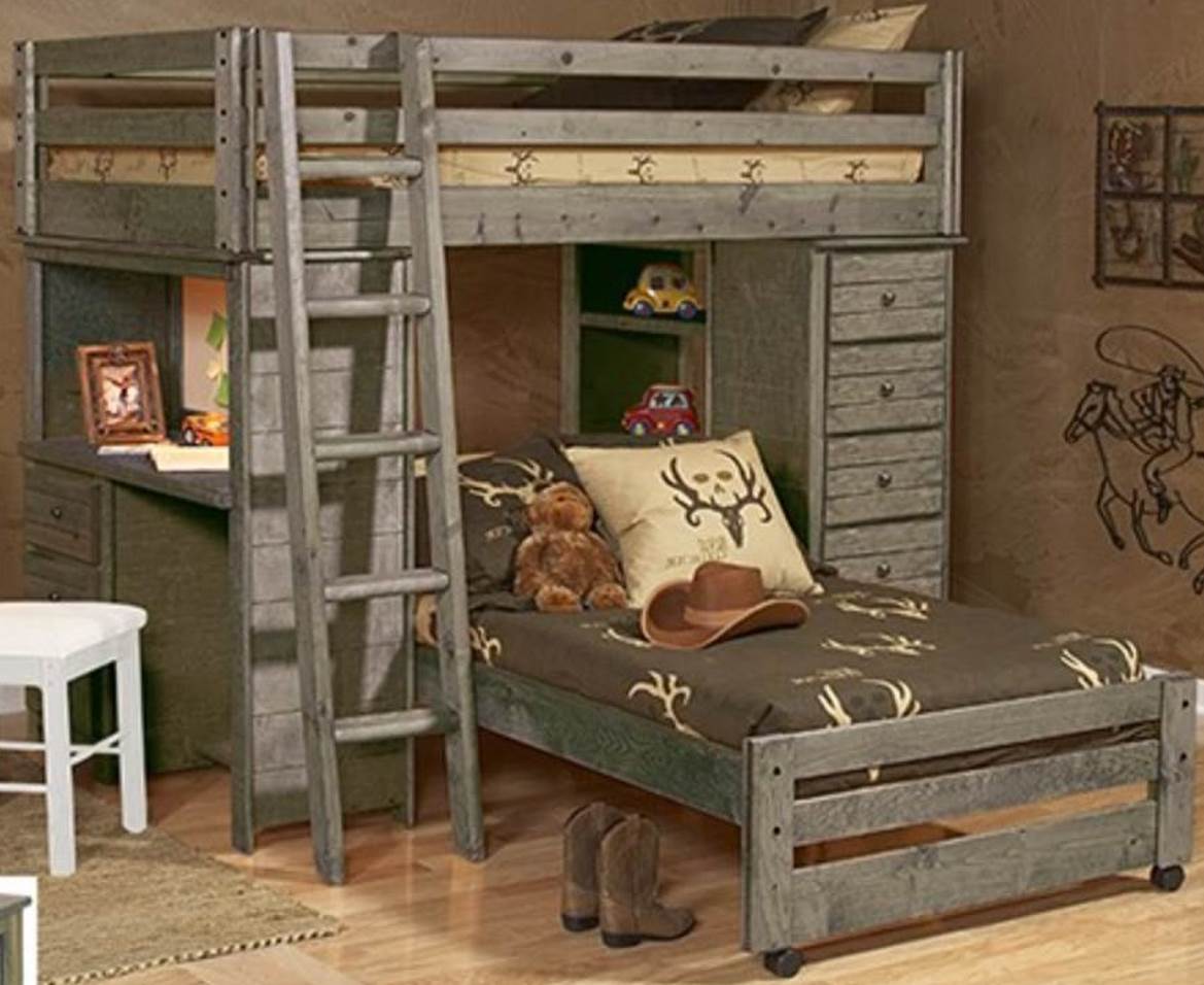 Trendwood Bayview Bronco Driftwood Twin Loft Roby s Furniture Appliance