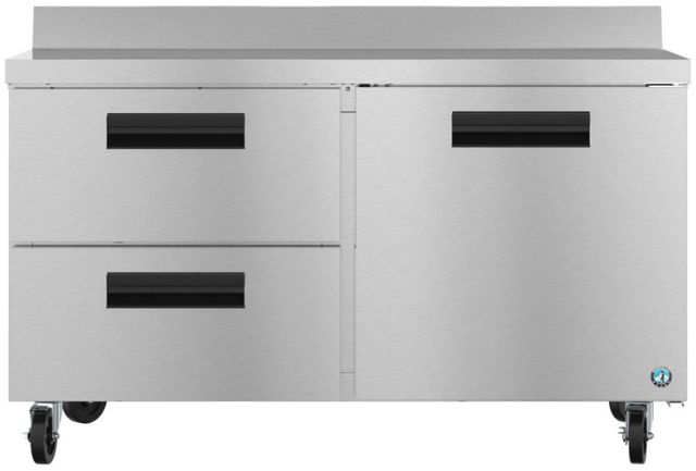 Hoshizaki Steelheart® 60" 15.38 Cu. Ft. Stainless Steel Two Section Worktop Refrigerator with Drawer/Door Combo-0