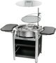 Breeo® Live Fire Stainless Steel Freestanding Charcoal Grill Grilling Bundle-0