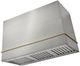 AGA Loge 48" Stainless Steel Wall Mounted Range Hood with Antique Brass Trim-0