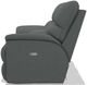 La-Z-Boy® Brooks Gray Power Reclining Loveseat-3