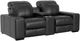 Jackson Furniture Ferrara Black Power Reclining Console Loveseat-0