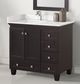 Furniture of America® Aprea Espresso/White Vanity Set-0