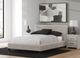 Signature Design by Ashley® Birmonton White Queen Upholstered Panel Bed-1