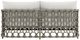 Bernhardt Nodi Bernhardt Exteriors Gray/Shiitake Fabric/Rope Outdoor Sofa-3