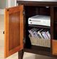 Furniture of America® Seneca Dark Cherry/Dark Oak TV Console-1