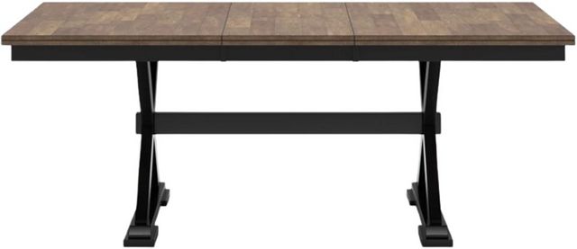 Signature Design by Ashley® Wildenauer Brown Dining Table with Black Base-1