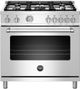 Bertazzoni Master Series 36" Stainless Steel Free Standing Dual Fuel Range-0