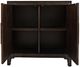 Jofran Inc. Gramercy Dark Chevron 2-Door Accent Cabinet-3