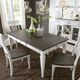 Liberty Furniture Allyson Park Charcoal Top Dining Table with Wirebrushed White Base-1