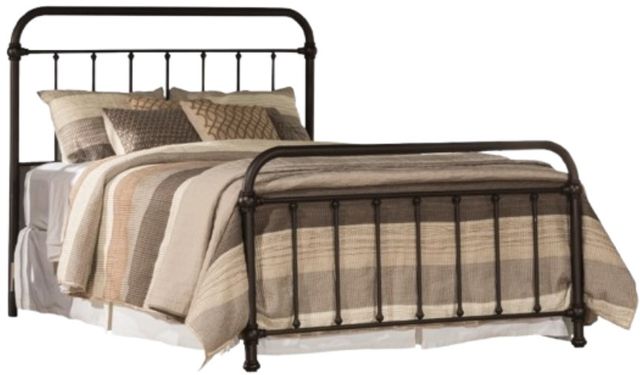 HH2 Home Kirkland Black 55" King Metal Rod Bed-0