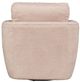 LH Home Feather Baltimo Matte Black/Pale Rose Swivel Glider Chair-5