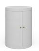 Elizabeth Ann Home Waters White Drum Table-0