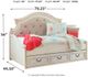 Signature Design by Ashley® Realyn Chipped White Youth Twin Storage Daybed-2