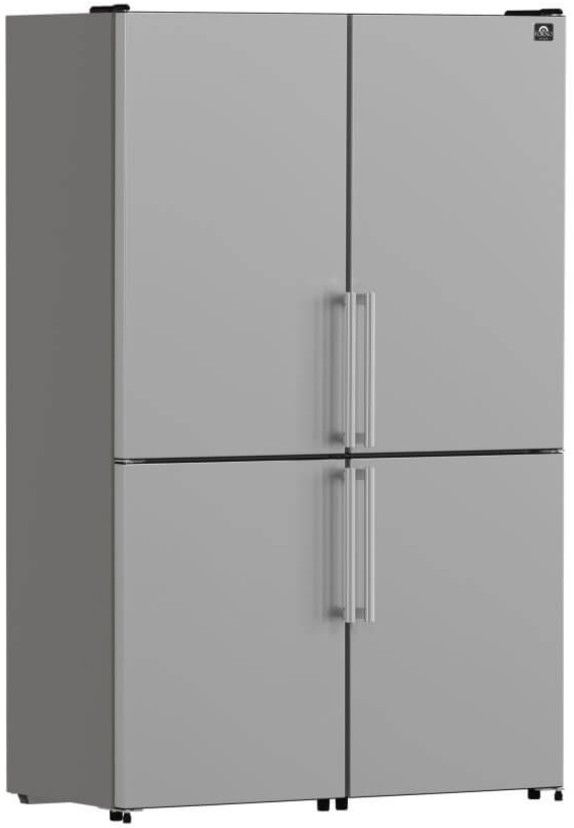 FORNO® Guardia 47 in. 21.6 Cu. Ft. Stainless Steel Bottom Freezer Refrigerator -1