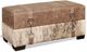 Campio Furniture Legacy Leather Miller Beige/Light Brown Ottoman-0