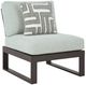 Signature Design by Ashley® Beachloft 3-Piece Black/Gray Aluminum/Fabric Modular Outdoor Sectional-3