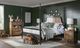 Legacy Classic Vintage Market Barnwood Oak/Kettle Black Queen Poster Bed-1