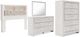 Signature Design by Ashley® Altyra 4-Piece White Queen Bookcase Headboard Bed Set-0