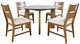 Jofran Inc. Sierrafina Sable Stone Round Dining Table with Brown Base-4