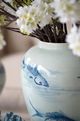 A & B Home Koi White Ginger Jar-4
