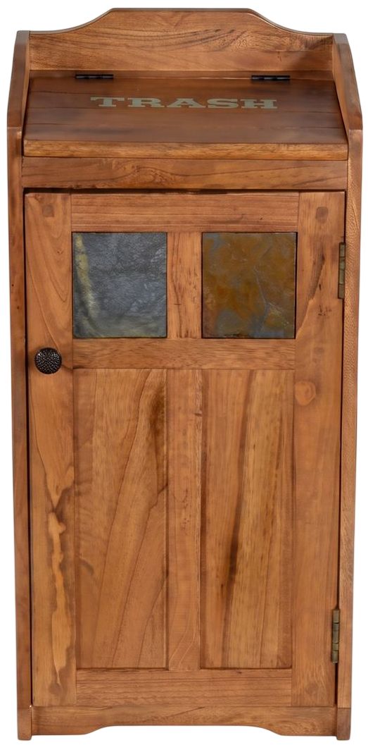Sunny Designs™ Sedona Rustic Oak Trash Box-1