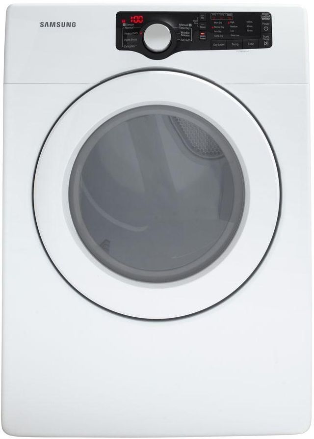 Samsung 7.3 Cu. Ft. White Front Load Gas Dryer-0