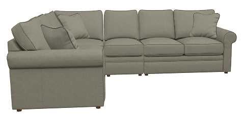 La-Z-Boy® Collins Pewter Sectional with Custom Layout Options-1