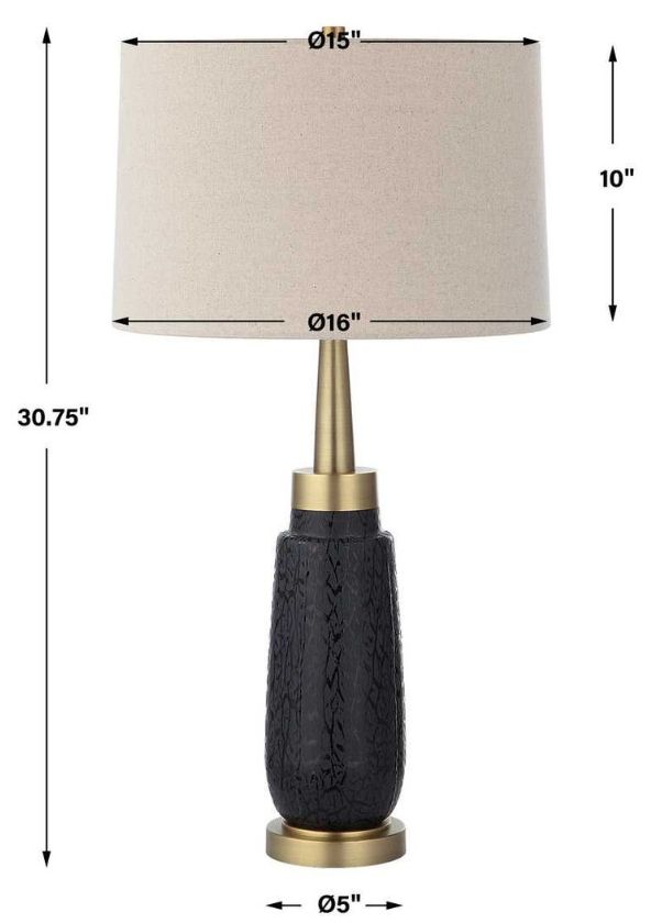 Uttermost® Quinn Metallic Silver Table Lamp-3